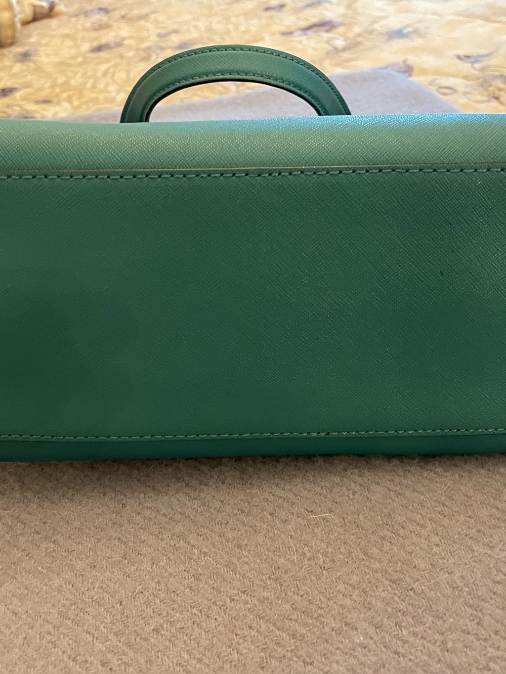 kate spade Teal Dome Satchel with Cherry Charm - Picture 11 of 12
